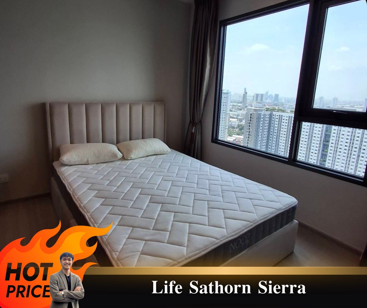 For RentCondoThaphra, Talat Phlu, Wutthakat : Rent & quot; 𝐋𝐢𝐟𝐞 𝐒𝐚𝐭𝐡𝐨𝐫𝐧 𝐒𝐢𝐞𝐫𝐫𝐚 𝐒𝐢𝐞𝐫𝐫𝐚 & quot; - High class furniture ready to move in // Ask more at Lineid: @thirdproperty