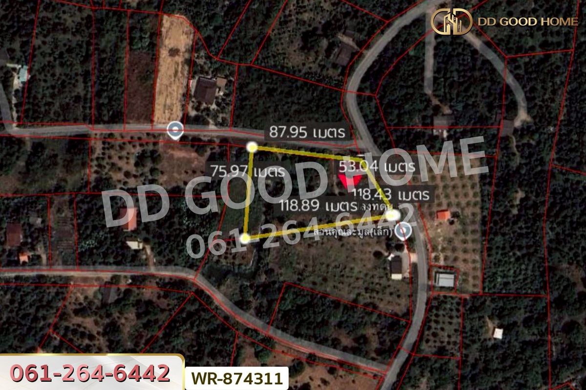 ขายที่ดินปราจีนบุรี : WR-874311 ที่ดินเมืองปราจีนบุรี 4 ไร่ ใกล้โรงพยาบาลค่ายจักรพงษ์