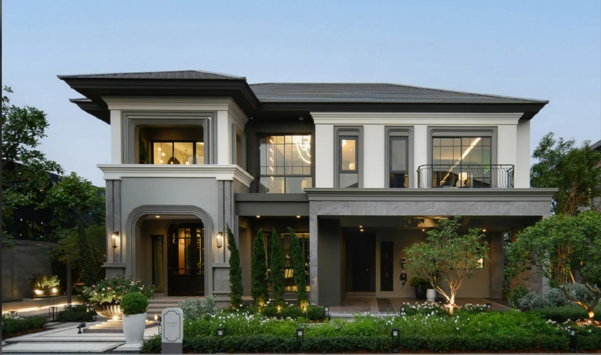 ขายบ้านลาดกระบัง สุวรรณภูมิ : บ้านเดี่ยว 2 ชั้น 4 นอน 5 น้ำ “Grand Bangkok Boulevard กรุงเทพกรีฑา” ใกล้ ฺBrighton College และ Wellington College โทร : 081-245-7349