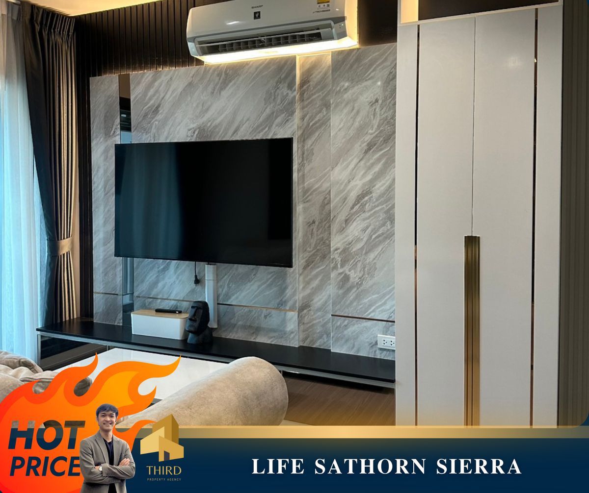 For RentCondoThaphra, Talat Phlu, Wutthakat : Rent & quot; 𝐋𝐢𝐟𝐞 𝐒𝐚𝐭𝐡𝐨𝐫𝐧 𝐒𝐢𝐞𝐫𝐫𝐚 𝐒𝐢𝐞𝐫𝐫𝐚 & quot;  Beautiful room, complete furniture Ready to move in // Ask more at Lineid: @thirdproperty