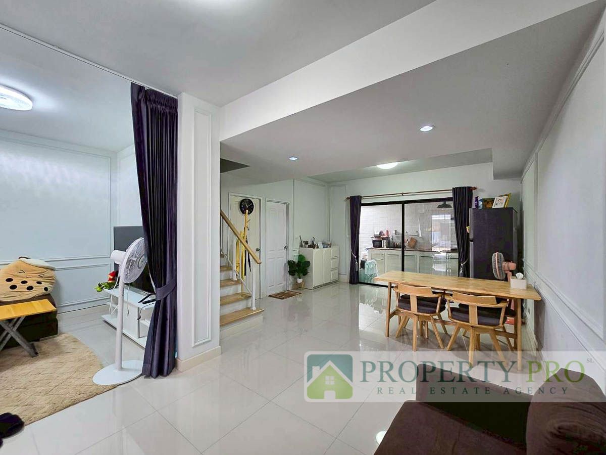 For SaleTownhomeSamut Prakan,Samrong : TownHome for Sale The Colors Bangna Wongwaen 3, 3 bedroom 21 sqw 116 sqm Near Kingkaew, Thepharak, Suvarnabhumi, Mega Bangna : SL25S-016