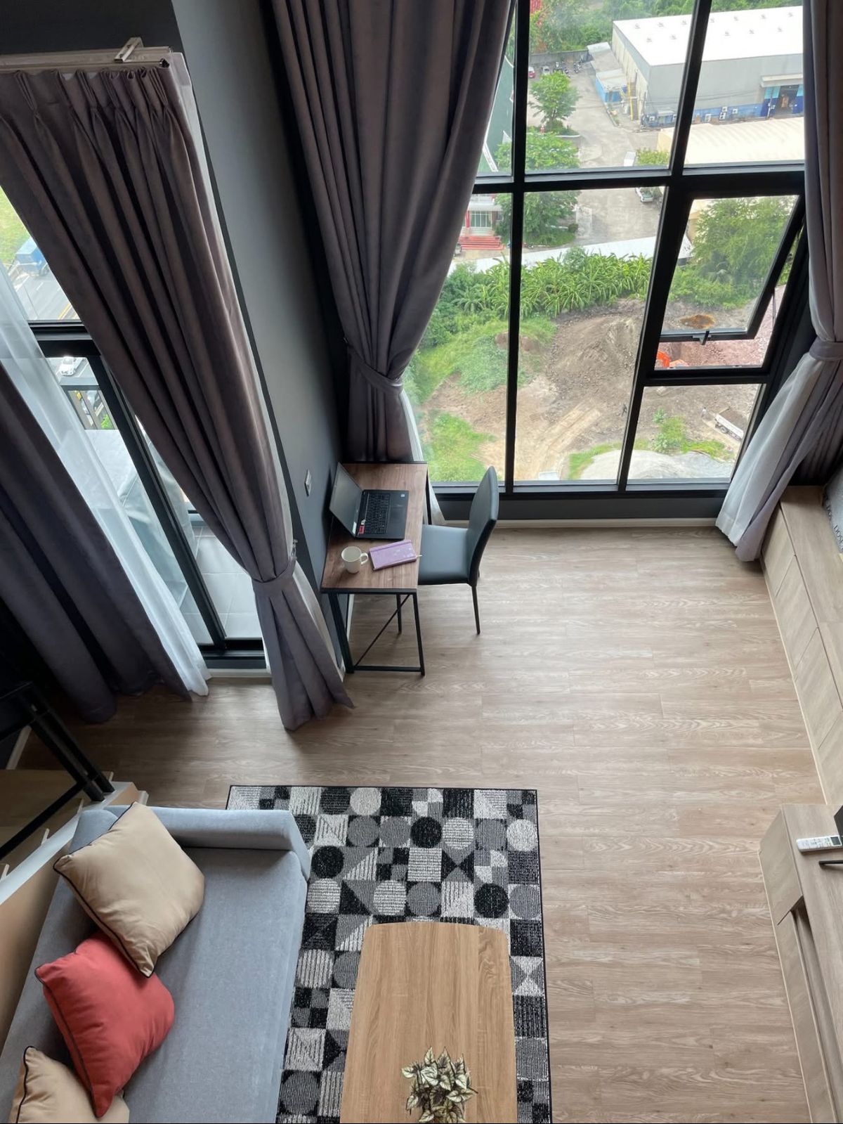 For RentCondoOnnut, Udomsuk : For Rent Modiz Sukhumvit 50 Area 28 SQM Duplex Corner Unit 19k Fully Furnished