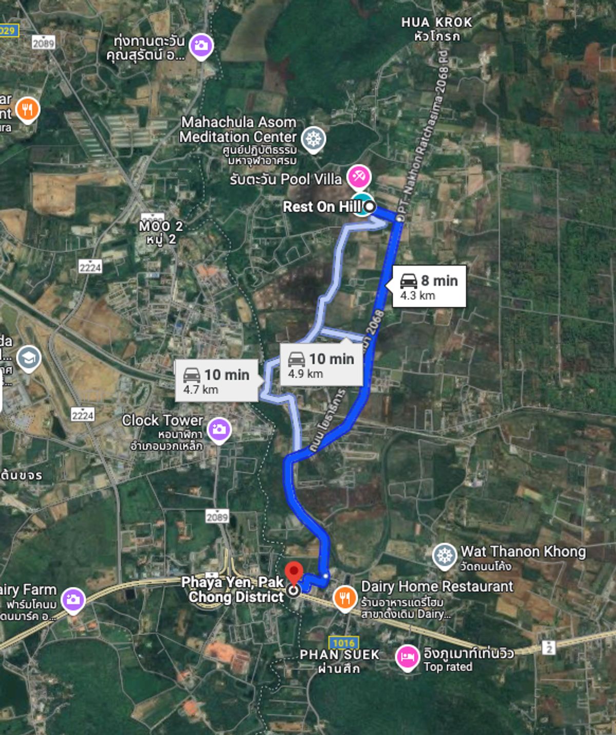 For SaleLandPak Chong KhaoYai : Land for sale allocated With an area of ​​512 square wah, 1 rai 1 ngan 12 square wah, located on a beautiful mountain view hill in the Phaya Yen location, Pak Chong Nakhon Ratchasima