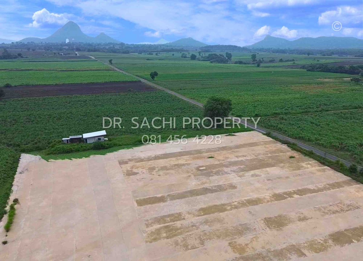 ขายที่ดินลพบุรี : ขายที่ดิน (ผังสีม่วง) 10 ไร่ 1 งาน 12 ตรว. อ.ชัยบาดาล จ.ลพบุรี