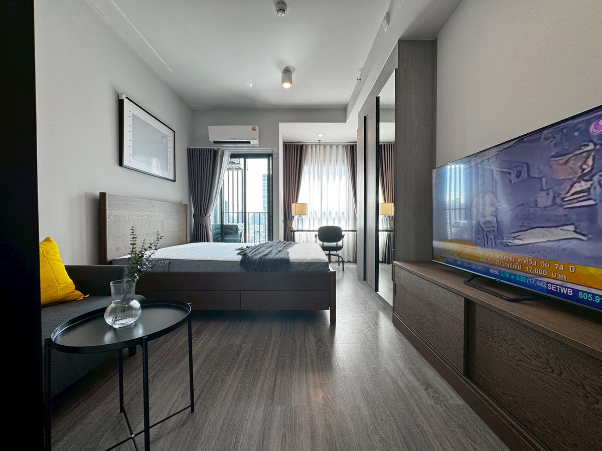 For RentCondoSeri Thai, Ramkhamhaeng Nida : 2 -story condo like at home Location on Ramkhamhaeng Road next to The Mall Bangkapi