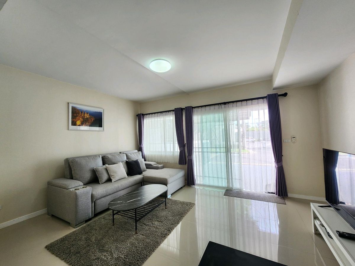 For RentTownhomeSamut Prakan,Samrong : Indy 2 Bangna km 7, 2 bedrooms, 3 bathrooms (small pet friendly)