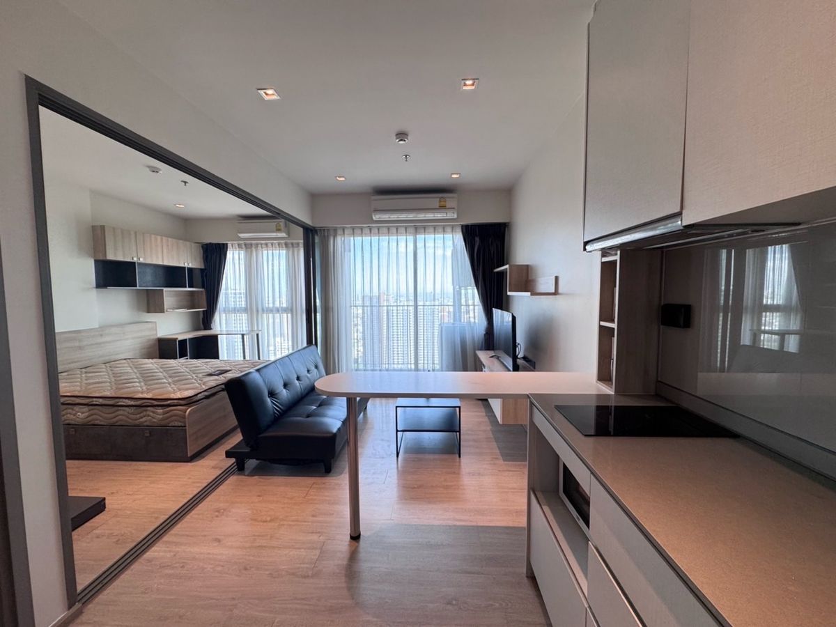 For RentCondoThaphra, Talat Phlu, Wutthakat : 🚅W0649 Condo for Rental Wisse Dom Ratchada-Tha Phra 📞 Contact: 092-666-5617 (Jedt)