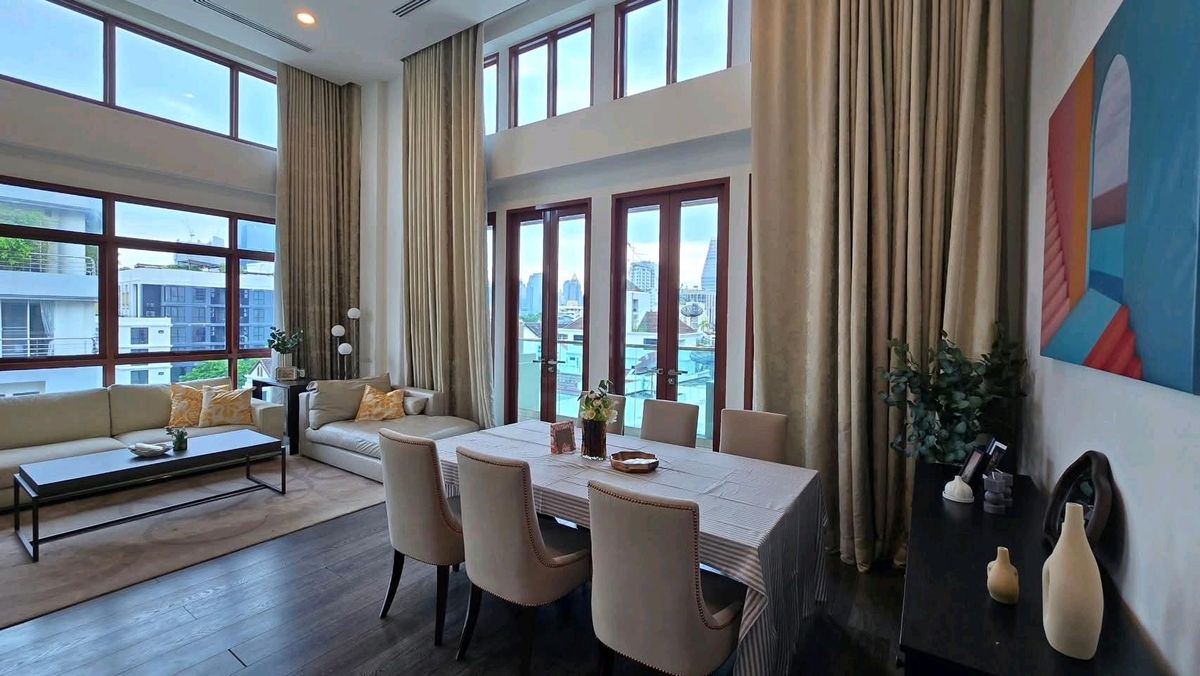 For RentCondoWitthayu, Chidlom, Langsuan, Ploenchit : For Rent Luxury Condo The Crest Ruamrudee