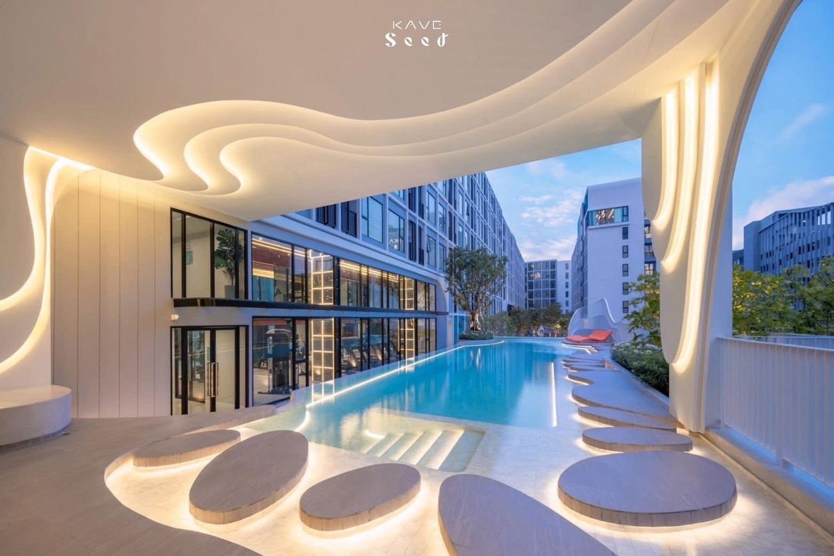 For RentCondoKasetsart, Ratchayothin : ⭐#PO2301_293 ⭐🎉🎉New room, just transferred, ready to move in 🎉🎉* KAVE SEED KASET - New condo near Kasetsart University_
