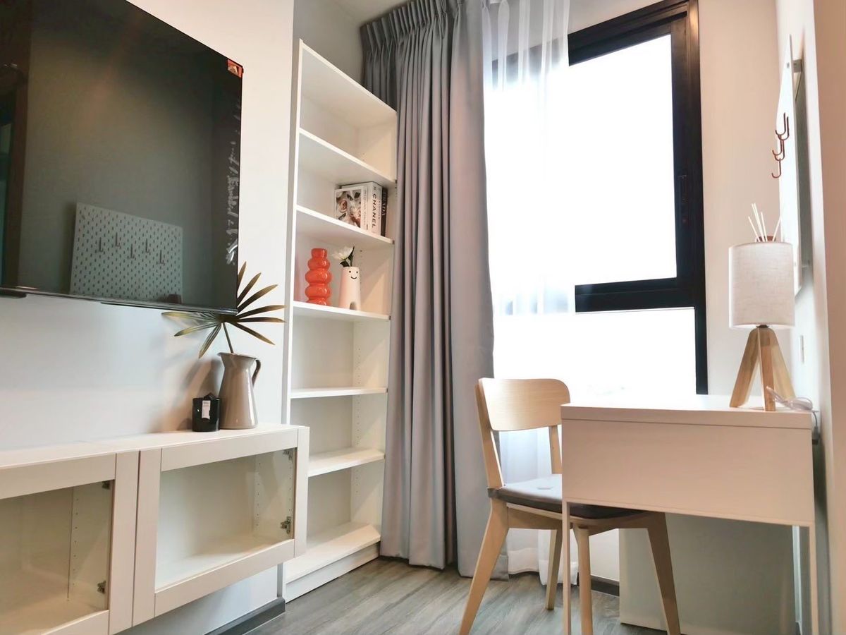 ให้เช่าคอนโดเสรีไทย-นิด้า : ให้เช่า Ideo รามคำแหง - ลำสาลี สเตชั่น ห้องแต่งสวย เฟอร์ครบ พร้อมเข้าอยู่ ราคา 12000 ฿