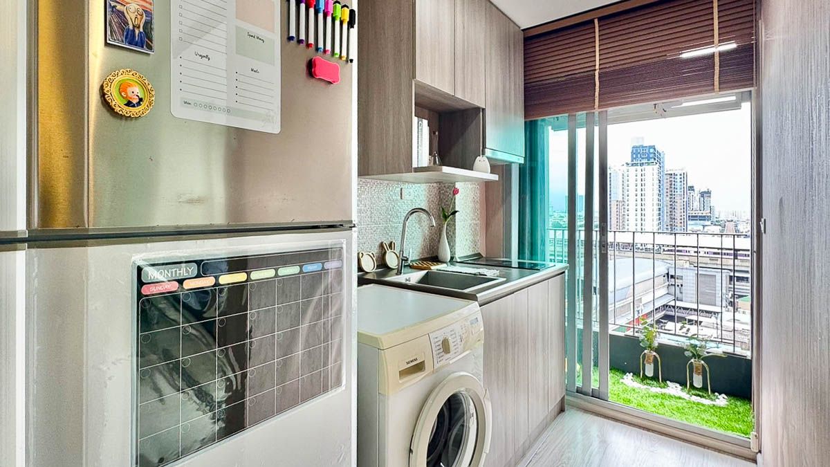 ขายคอนโดบางซื่อ วงศ์สว่าง เตาปูน : ขาย คอนโด Ideo Mobi Bangsue Grand Interchange แบบ 1 ห้องนอน 27 ตรม ราคาถูกมาก เฟอร์นิเจอร์ เครื่องใช้ไฟฟ้าครบ ใกล้ MRT เตาปูน บางซื่อ บางโพ ประชาชื่น หมอชิต จตุจักร : SL25S-017