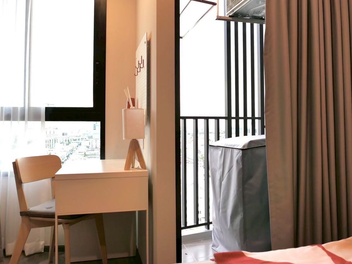 ให้เช่าคอนโดเสรีไทย-นิด้า : ให้เช่า Ideo รามคำแหง - ลำสาลี สเตชั่น ห้องแต่งสวย เฟอร์ครบ พร้อมเข้าอยู่ ราคา 12000 ฿