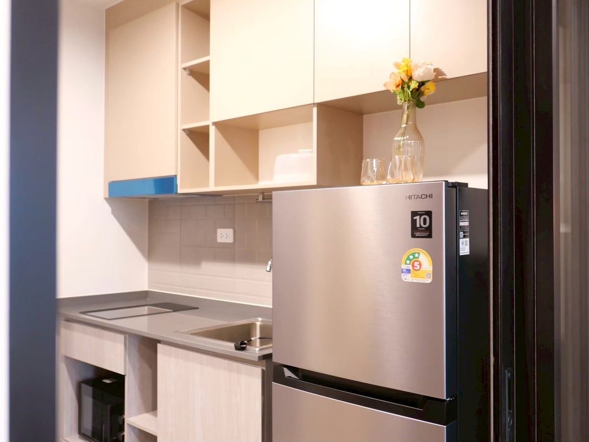 ให้เช่าคอนโดเสรีไทย-นิด้า : ให้เช่า Ideo รามคำแหง - ลำสาลี สเตชั่น ห้องแต่งสวย เฟอร์ครบ พร้อมเข้าอยู่ ราคา 12000 ฿