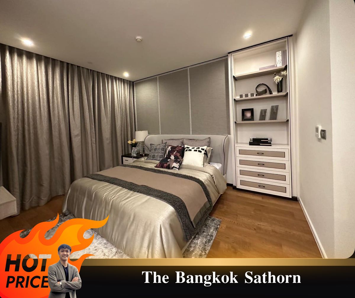ให้เช่าคอนโดสาทร นราธิวาส : For Rent 🔥 The Bangkok Sathorn 🔥 `Fully furniture and ready to move in //Ask more info LineID:@thirdproperty 