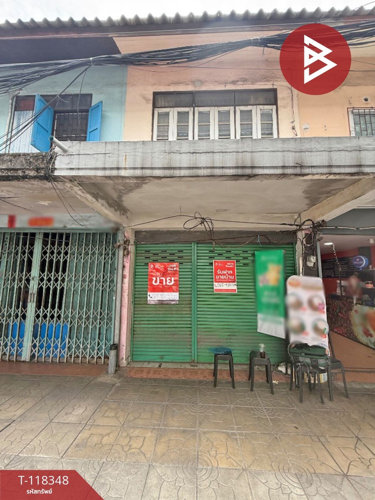 For SaleShop HousePattanakan, Srinakarin : Commercial building for sale Soi Arun Amarin 16, area 10 sq.wah, Bangkok Noi, Bangkok