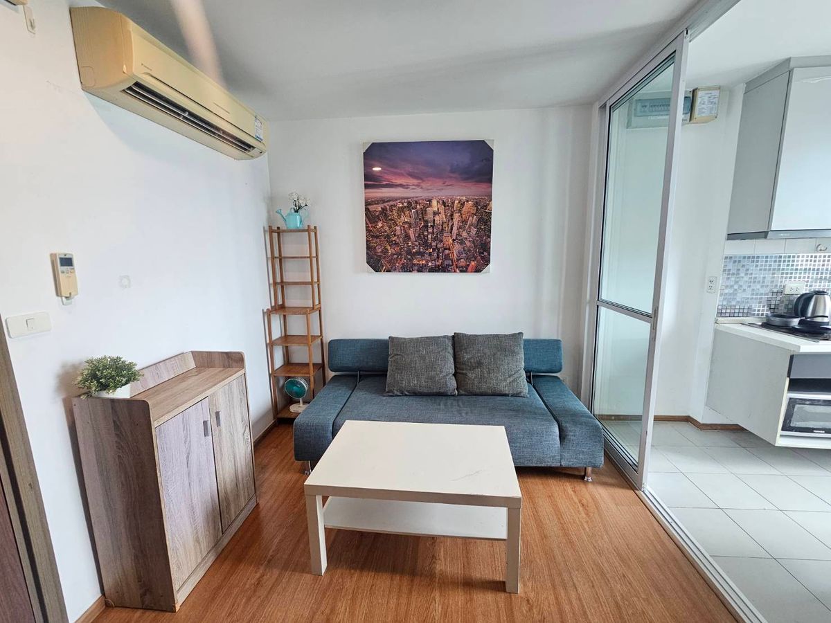 For RentCondoOnnut, Udomsuk : Beautiful room, make a new built -in cabinet for rent 1 bedroom, 1 bathroom, The Base Sukhumvit 77