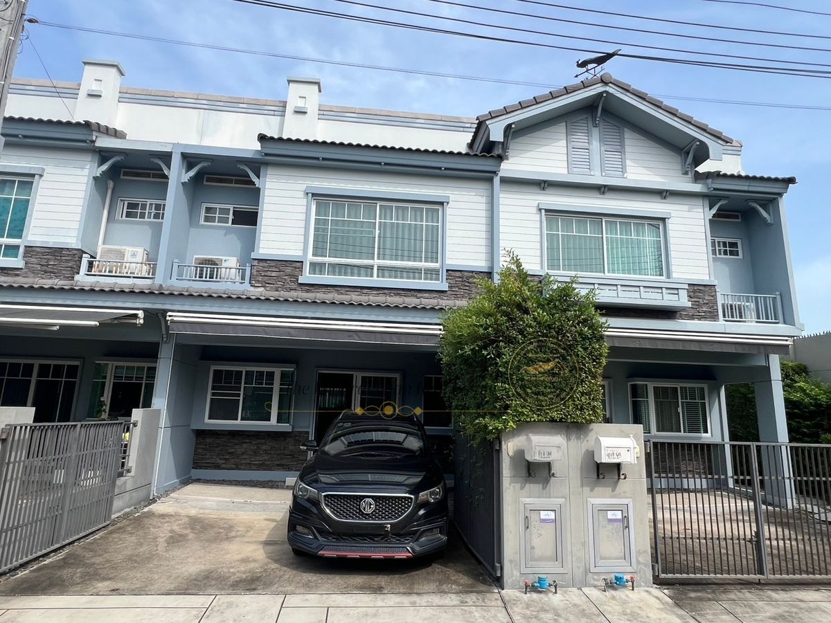 For RentTownhomeSamut Prakan,Samrong : 🏠 Ret: Property TT2317 🎀indy 3, Soi Ratwinith Bangkaew 🛏️ 3 Bedrooms | 🛁 3 Bathrooms | 🚗 2 Parking Spaces
