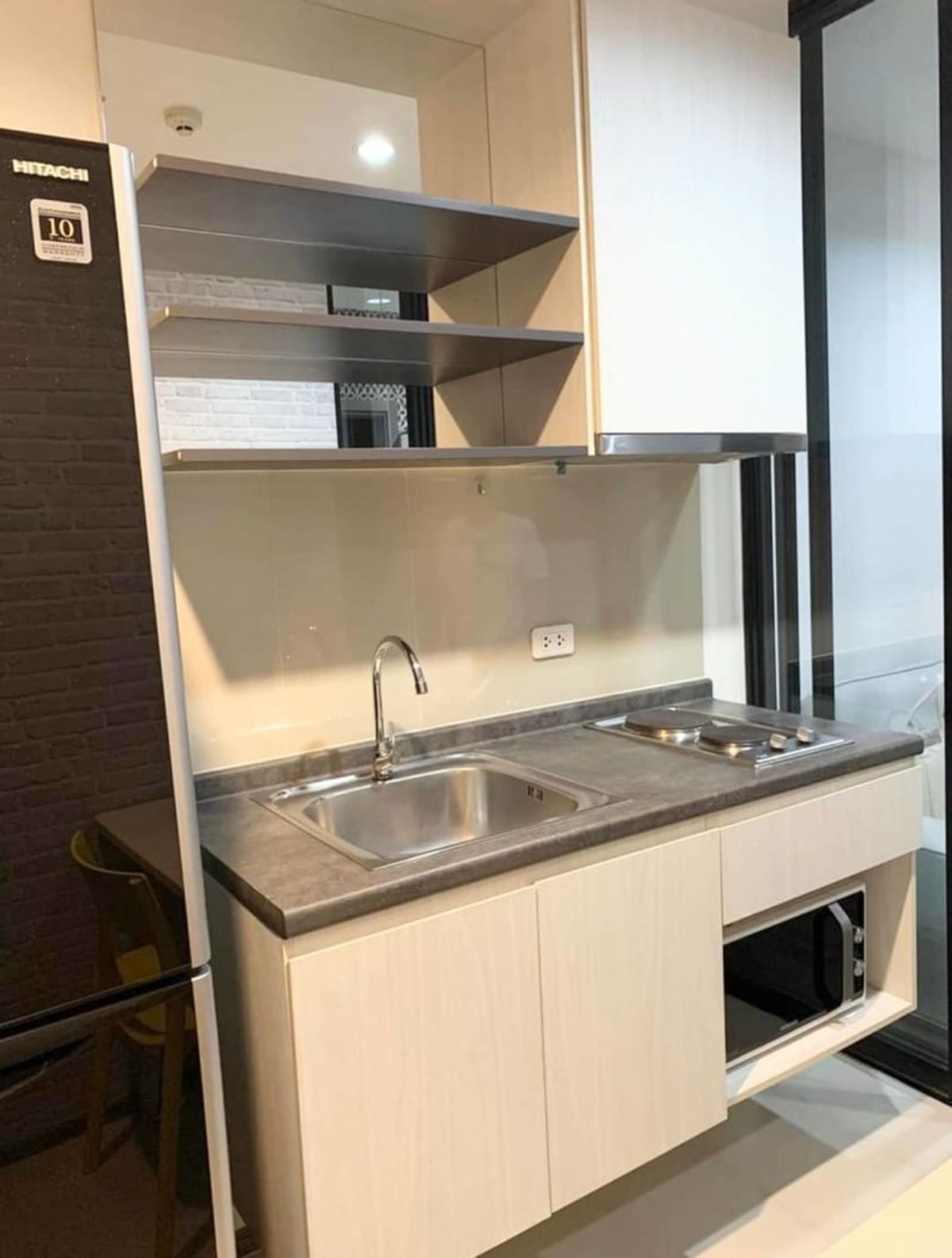 For RentCondoOnnut, Udomsuk : Beautiful room, beautiful view, 1 bedroom, 1 bathroom, The Base Park West