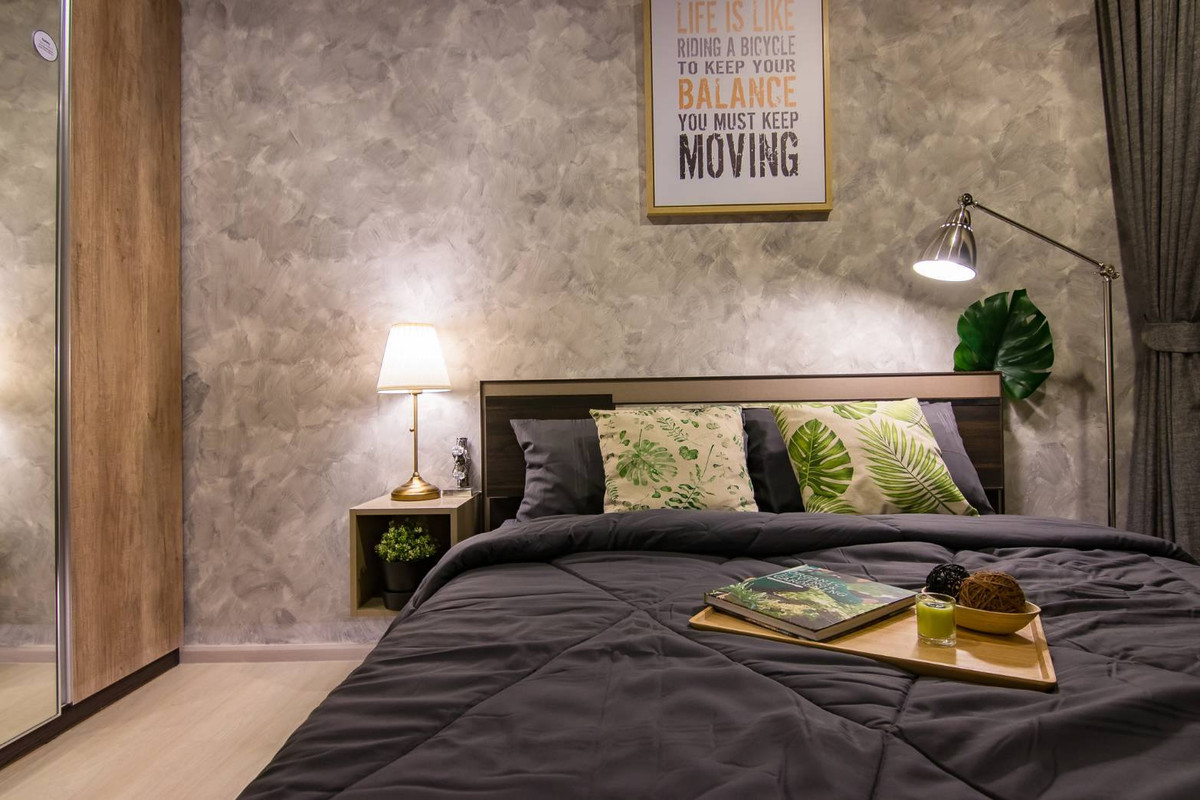 For RentCondoOnnut, Udomsuk : Life Sukhumvit 48 | Corner 2-Bedroom Modern Loft with City View ✨