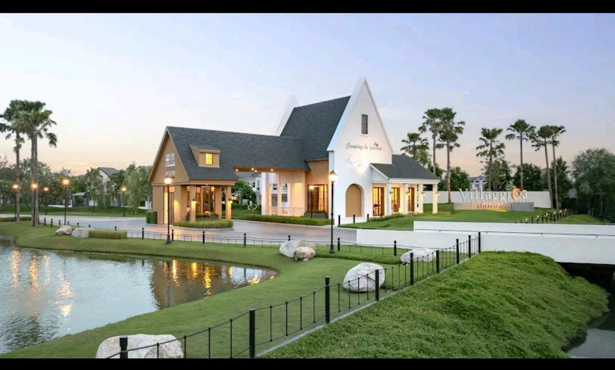 ให้เช่าบ้านบางนา แบริ่ง ลาซาล : villagio 3 new project , beautiful house 