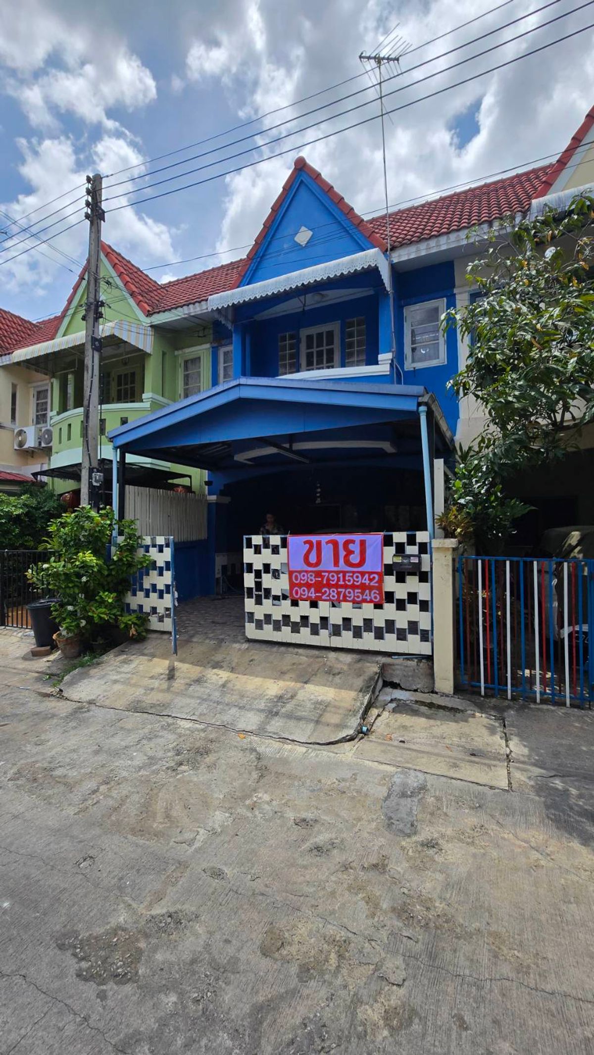 ขายทาวน์โฮมมหาชัย สมุทรสาคร : ขายทาวน์เฮาส์วิเศษสุขนคร 19 เฟส 1 พันท้ายนรสิงห์