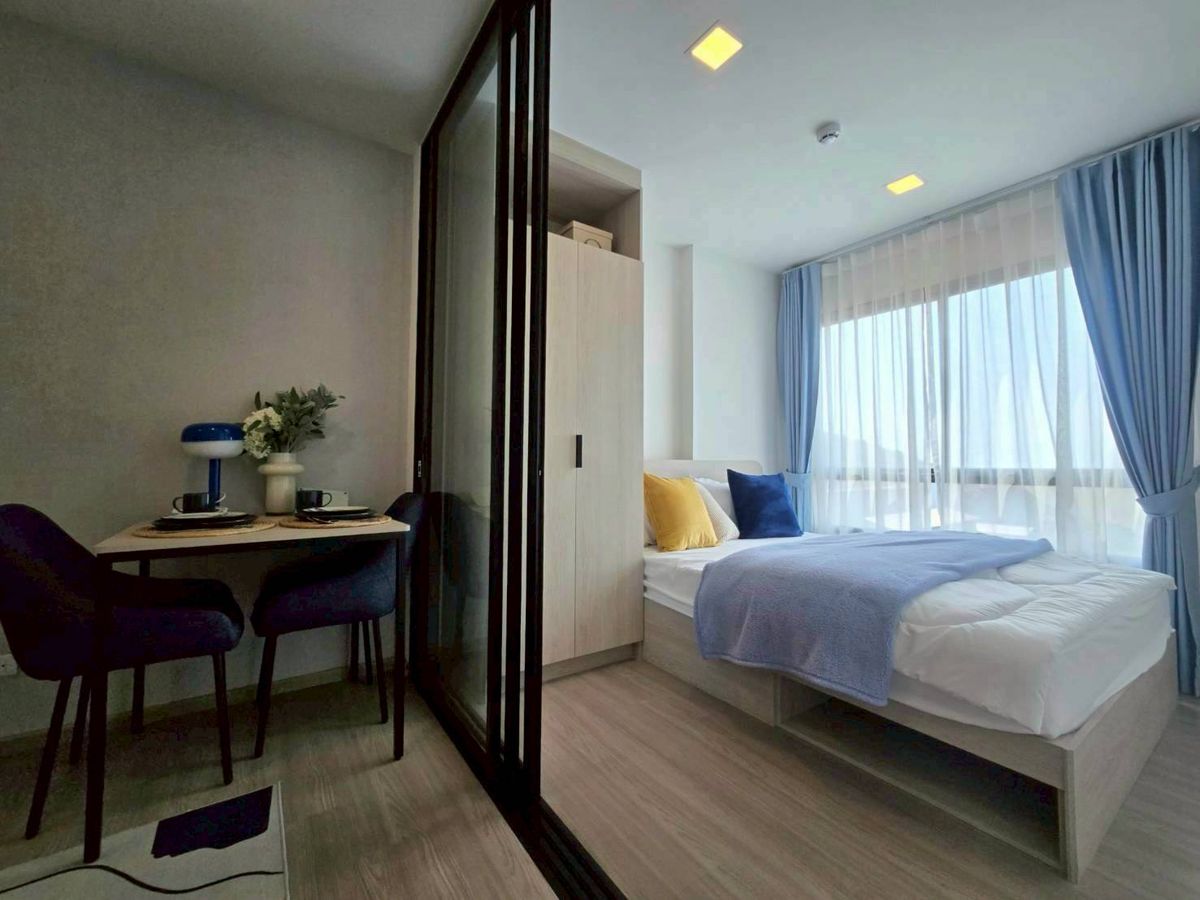 For RentCondoSriracha Laem Chabang Ban Bueng : 🏢 For Rent 💜 For Rent 🔹 DCONDO VALE Sriracha, a new condo ready to be near Kaset Sriracha University. Price 8,000/month