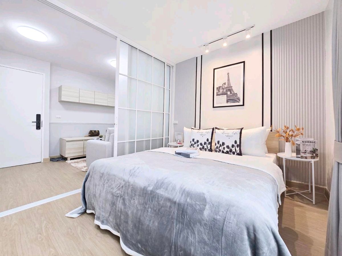 ขายคอนโดลาดกระบัง สุวรรณภูมิ : 🏡 มุมนี้คือที่สุด! ห้องมุมขนาดกำลังดี แปลนสวย ฟังก์ชันลงตัว ไม่ต้องแต่งเพิ่ม! ✨️👉ในโครงการ ไอริส ลาดกระบัง (Iris Lat Krabang)✨️