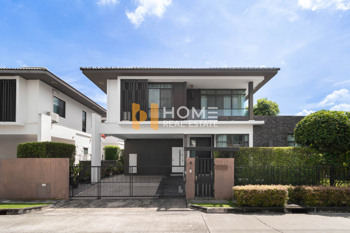 For SaleHouseLadkrabang, Suwannaphum Airport : Answering every lifestyle, corner house that's right for you 🔥 Manthana On Nut - Wongwan 4 / 4 Bedrooms (FOR SALE), Manthana On Nut - Wongwan 4 / 4 Bedrooms (FOR SALE) FON241