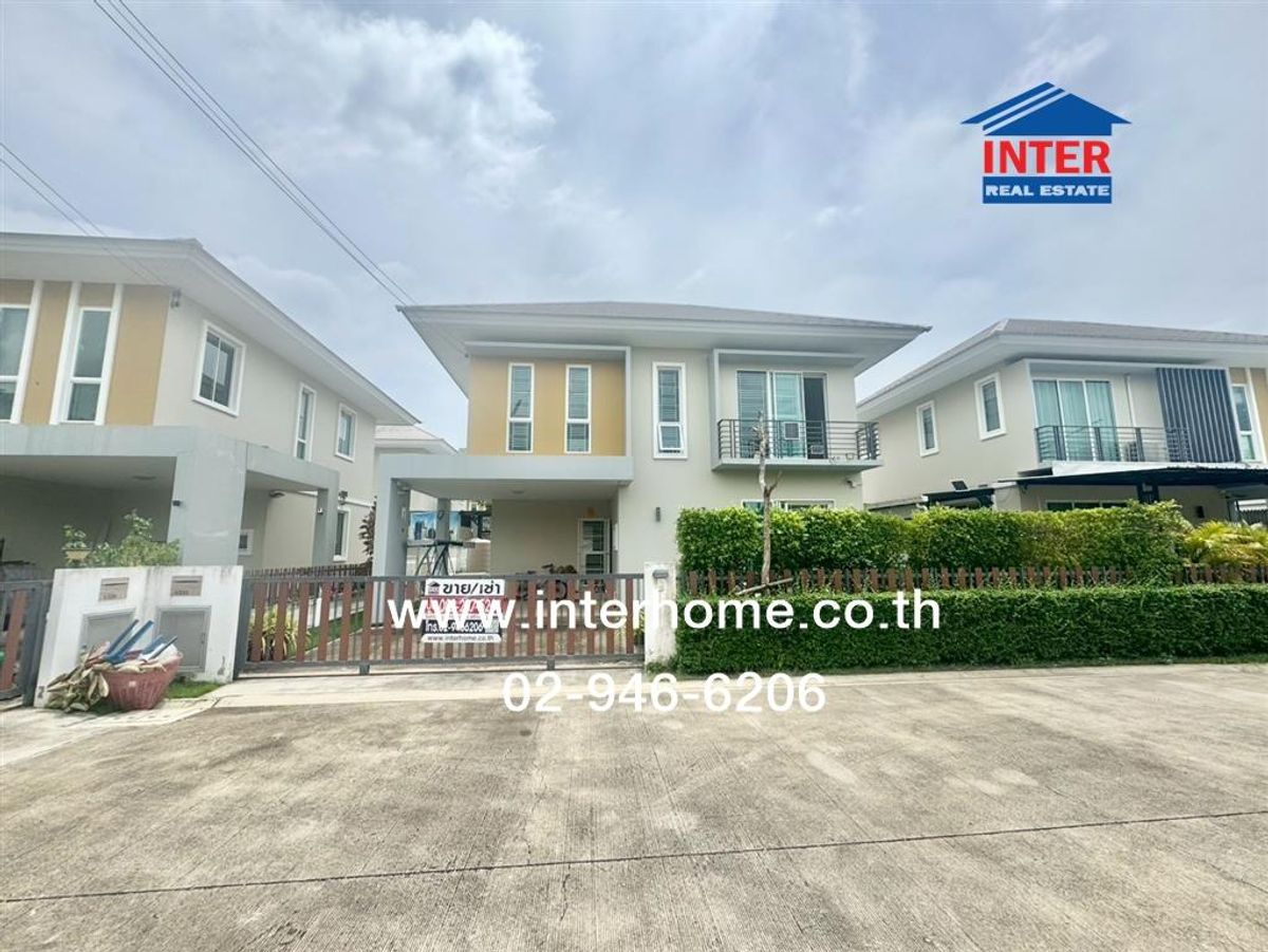 For SaleHousePhutthamonthon, Salaya : 2 storey detached house, 52.5 sq.w., Diamond Ville Village, Salaya, Borommaratchachonnani Road, Dao Thong, Phutthamonthon, Nakhon Pathom