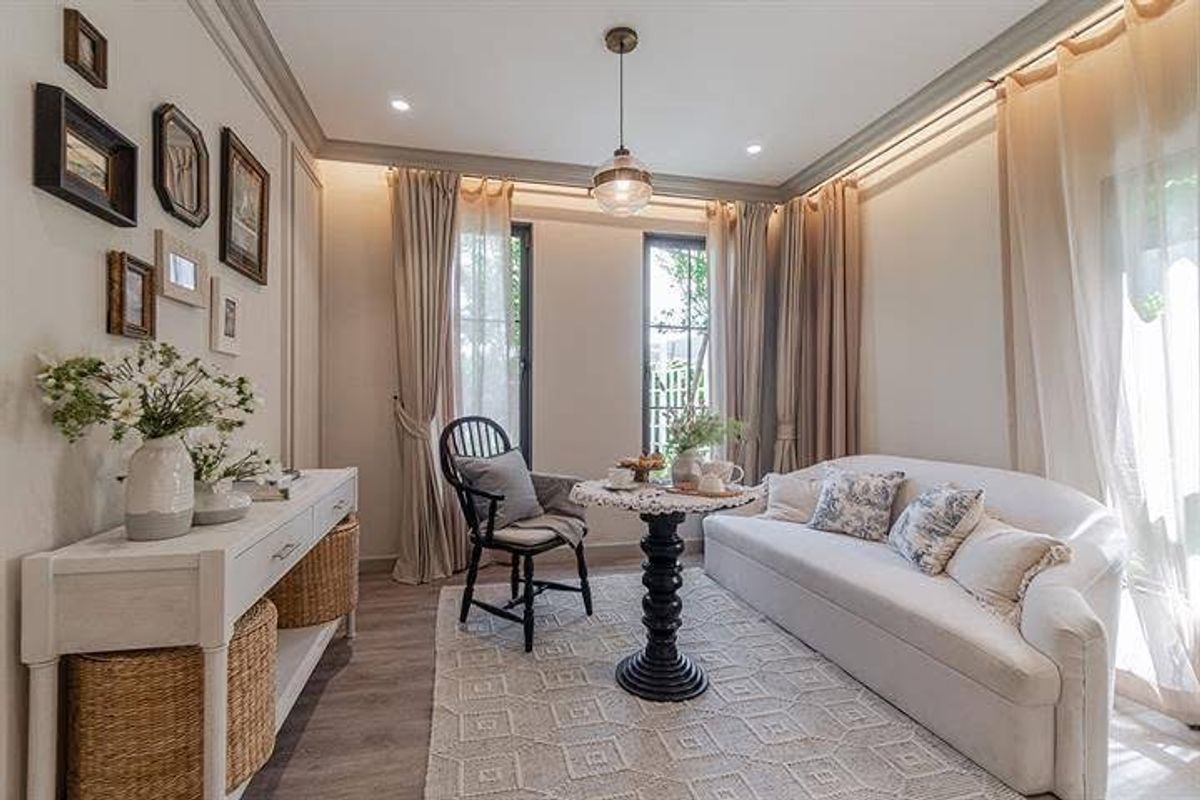 For RentHouseRama 2, Bang Khun Thian : Luxury Single house 91.5 sqw. Saransiri Rama 2 Fully furnished near Central Rama 2