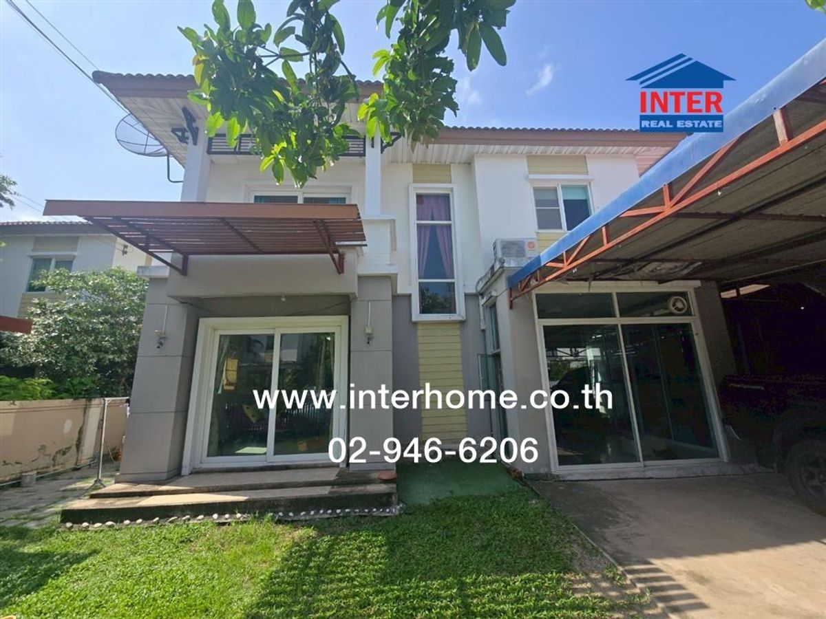 ขายบ้านสมุทรปราการ สำโรง : บ้านเดี่ยว 2 ชั้น 56.2 ตร.ว. หมู่บ้านพฤกษาวิลเลจ 15 เทพารักษ์-วงแหวนฯ ซอยขจรวิทย์ ถนนเทพารักษ์ ถนนบางพลี เมืองสมุทรปราการ สมุทรปราการ
