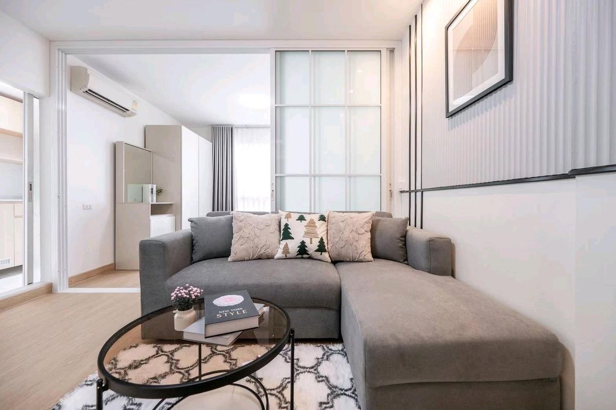 ขายคอนโดเสรีไทย-นิด้า : 🚨 ของใหม่ป้ายแดง! กลิ่นเฟอร์ยังหอมอยู่เลย 🛋เข้าอยู่ได้ทันที ไม่ต้องรอซ่อม ไม่ต้องรอแต่ง 🎯 พร้อมอยู่100% 👉💎 ดีคอนโด รามคำแหง 64 (D Condo Ramkhamhaeng 64)🌳