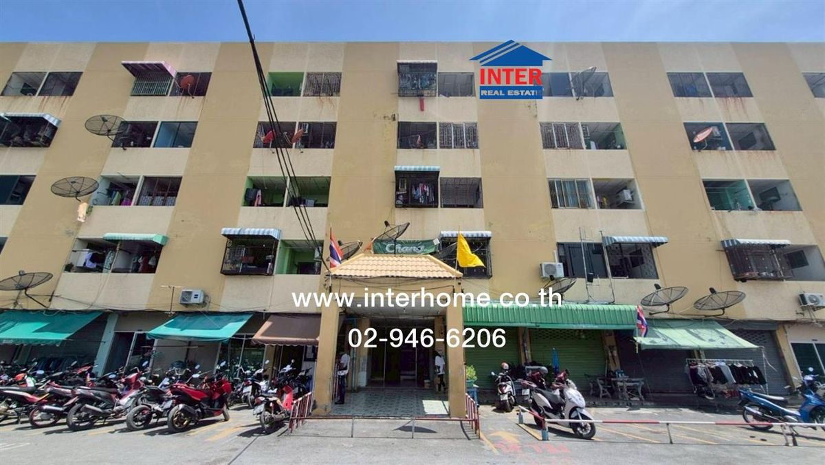 For SalePathum Thani,Rangsit, Thammasat : 5 -story apartment 31.2 sq.w. Worach Home Mansion Soi Bush Home, Pathum Thani Road Mueang Pathum Thani, Pathum Thani