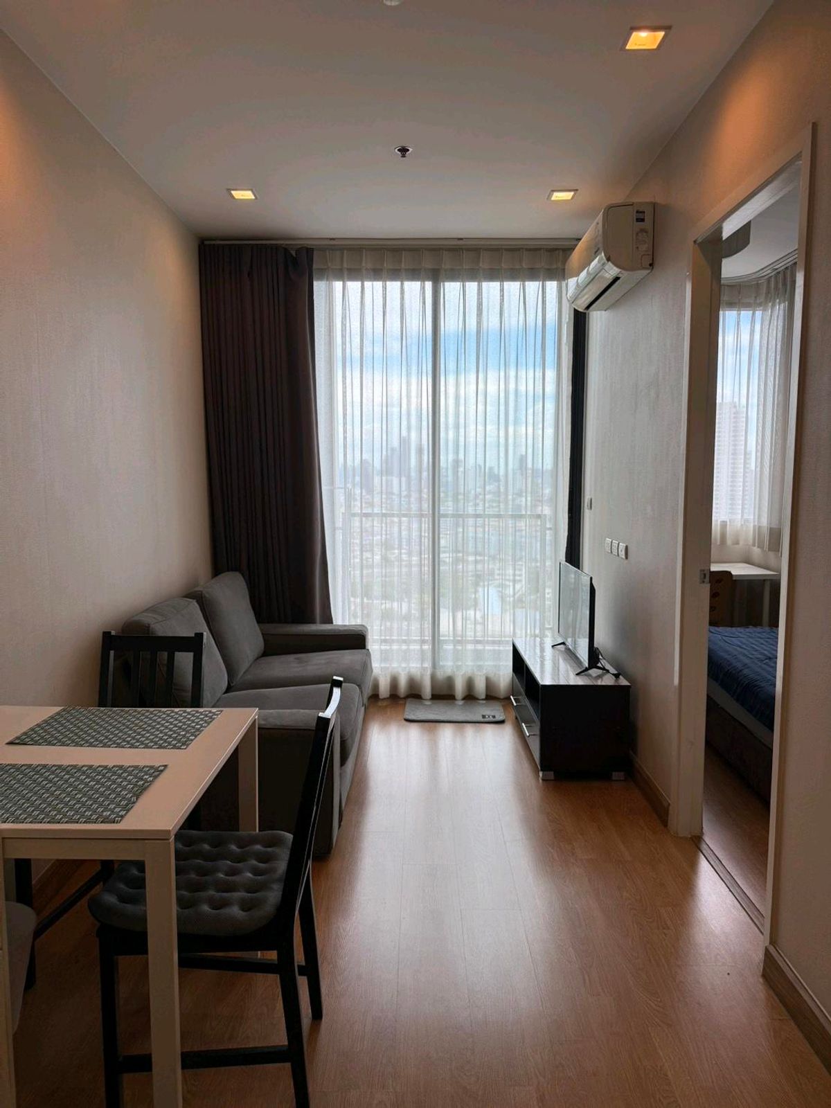 ให้เช่าคอนโดอ่อนนุช อุดมสุข : ว่างให้เช่า 1ห้องนอน 30ตรม. คอนโด Q  House Sukhumvit 79