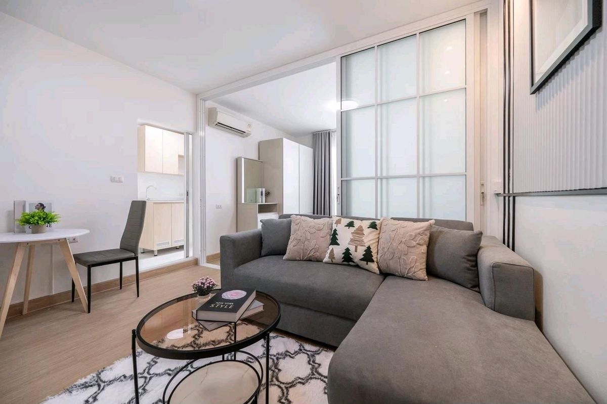 ขายคอนโดเสรีไทย-นิด้า : 🚨 ของใหม่ป้ายแดง! กลิ่นเฟอร์ยังหอมอยู่เลย 🛋เข้าอยู่ได้ทันที ไม่ต้องรอซ่อม ไม่ต้องรอแต่ง 🎯 พร้อมอยู่100% 👉💎 ดีคอนโด รามคำแหง 64 (D Condo Ramkhamhaeng 64)🌳