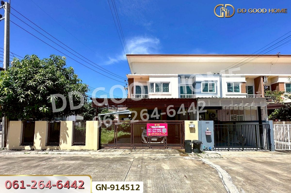 For SaleTownhomePathum Thani,Rangsit, Thammasat : GN-914512 Townhouse Park Village 4 Sarasas-Ratchapruek, Pathum Thani, near Sarasas Ratchapruek School