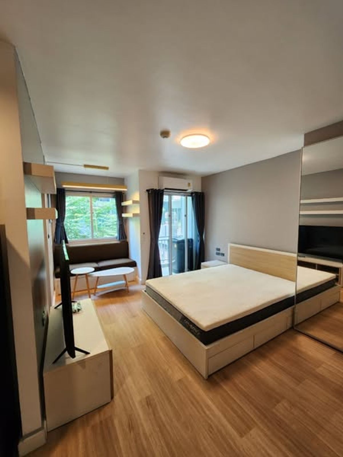 For RentCondoOnnut, Udomsuk : My Condo Sukhumvit 81 🏠 Studio 1 bathroom size 25 sqm. Floor 4, near BTS On Nut 300 meters.