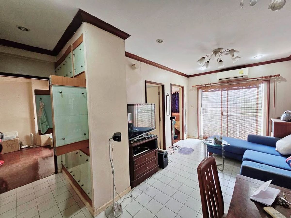 ขายคอนโดรัชดา ห้วยขวาง : ขายห้องพร้อมเฟอร์ 2 ห้องนอน 47 ตรม. บ้านสวนธน รัชดาภิเษก (AM1825)