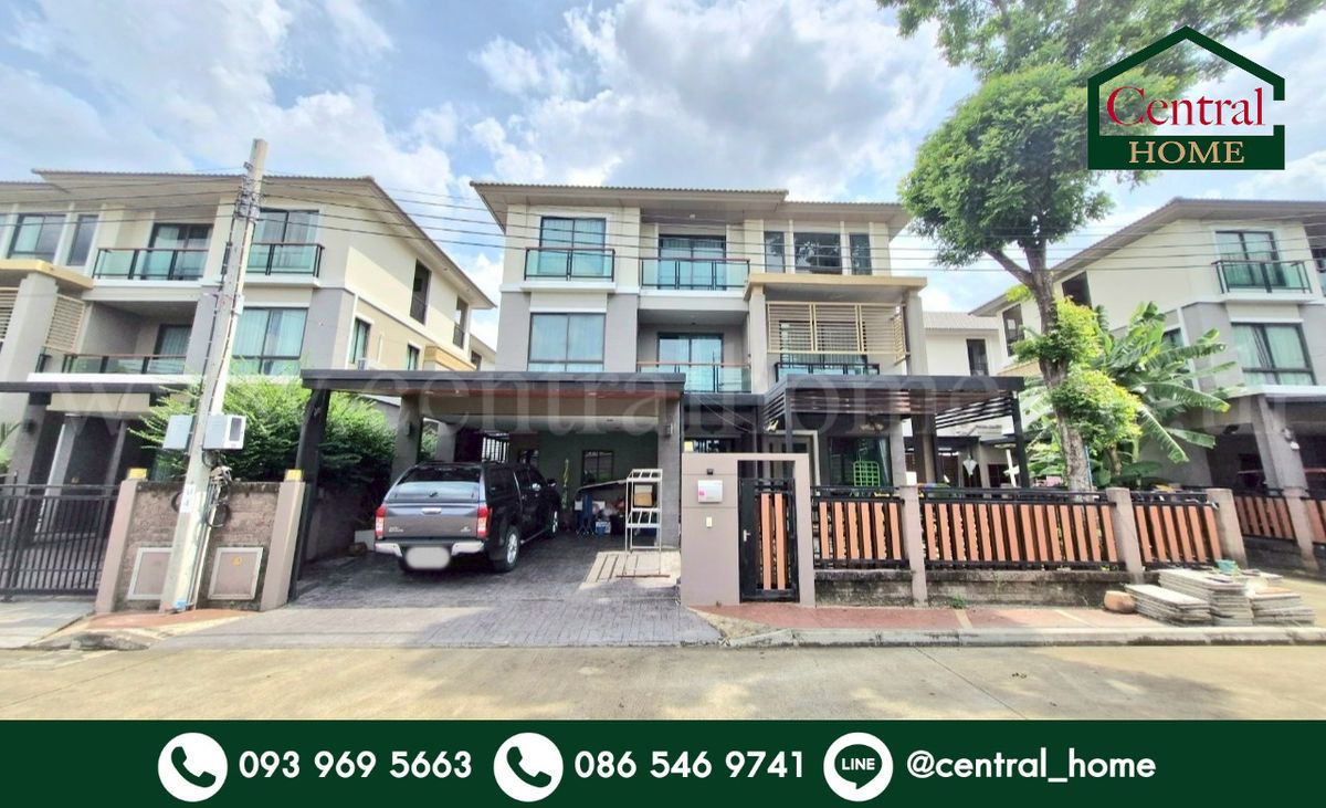 ขายบ้านวิภาวดี ดอนเมือง หลักสี่ : บ้านเดี่ยว 3 ชั้น ภัสสร สรงประภา - ดอนเมือง ใกล้ SRT ดอนเมือง