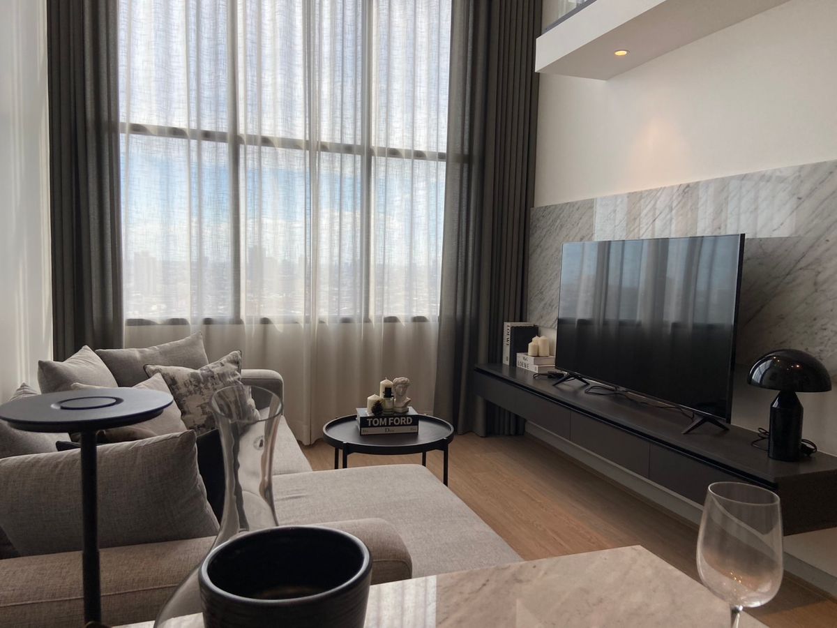 ให้เช่าคอนโดสาทร นราธิวาส : ⭐️ Knightsbridge Prime Sathorn ⭐️ ห้อง Duplex 58 ตรม. 2 Bed 1 Bath ตกแต่งอย่างดี พร้อมย้าย