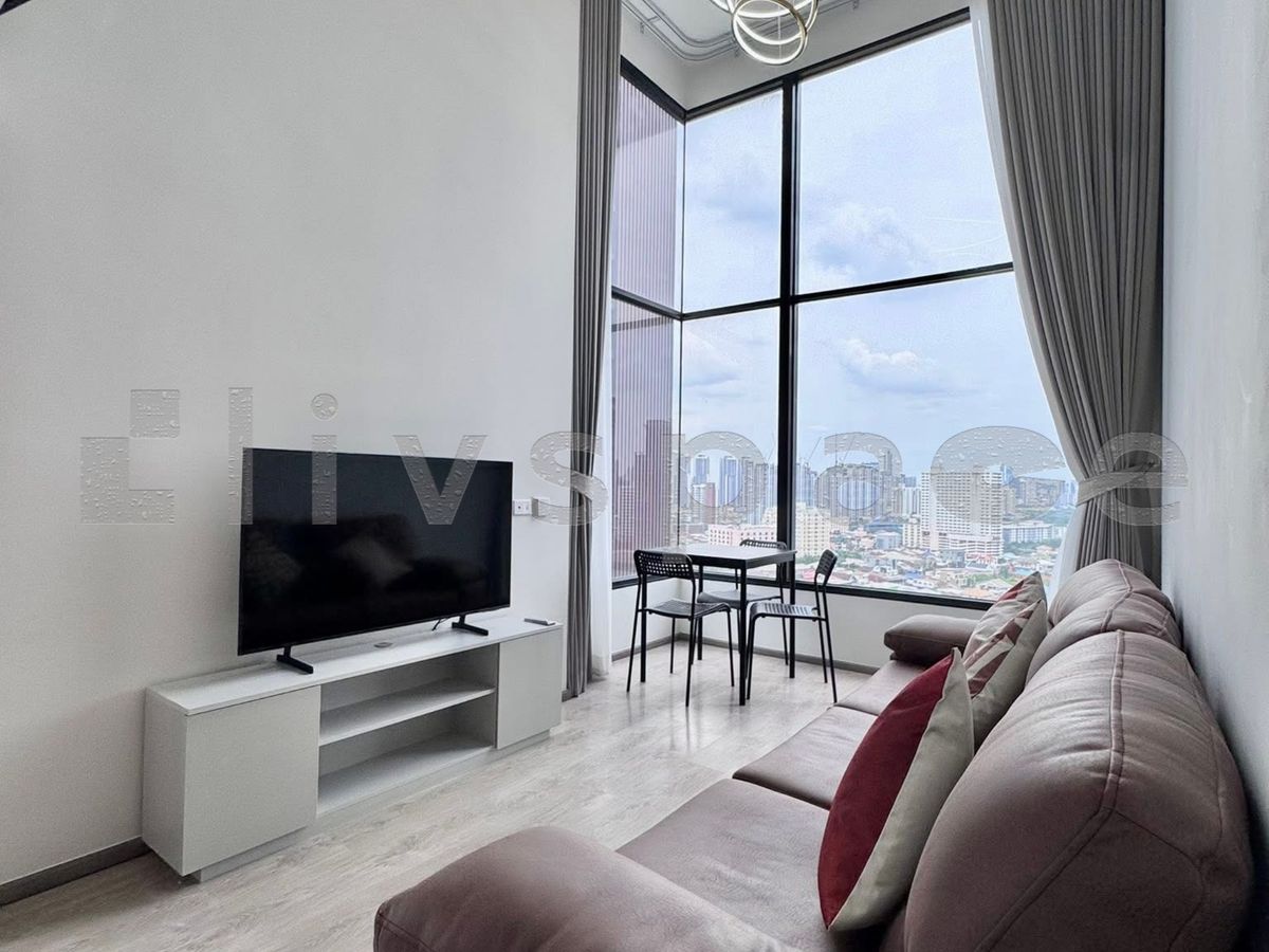 For RentCondoRatchadapisek, Huaikwang, Suttisan : [L250804029] For Rent Soho Bangkok Ratchada | 2 Bedroom | Size 48 sq.m. | Special Price | Ready to Move In
