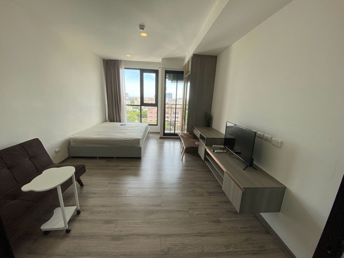 For SaleCondoBangna, Bearing, Lasalle : For Sale Studio, very good price with furniture and electrical appliances 🍀🍒