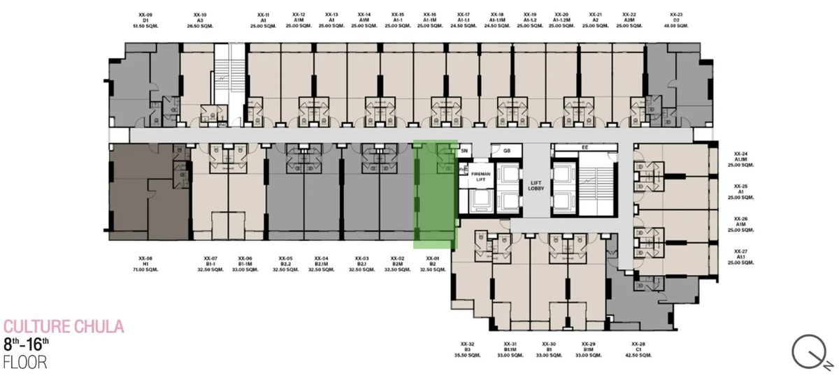 For SaleCondoSilom, Saladaeng, Bangrak : Culture Chula 2BD UNIT. 17-01 for sale! Cheapest in the market!