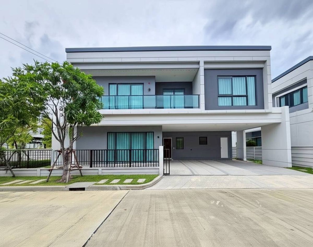 For SaleHouseChaengwatana, Muangthong : 🚨 New hot arrival 🚨 Detached house, AP TYPE ZICICUS (the largest in the project), Sente Chaiphon Village-Chaeng Watthana 3