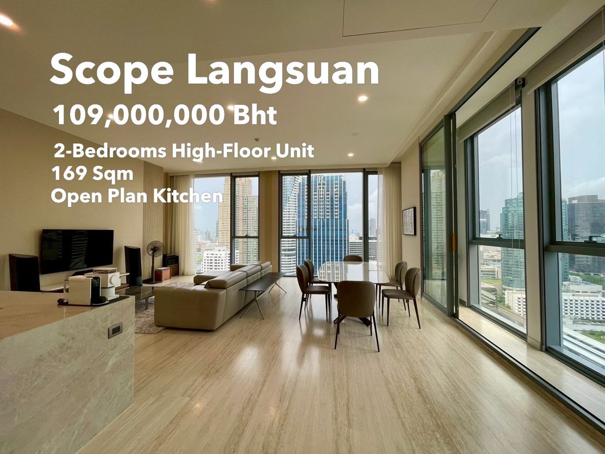 For SaleCondoWitthayu, Chidlom, Langsuan, Ploenchit : 📍 SCOPE LANGSUAN 🌟
