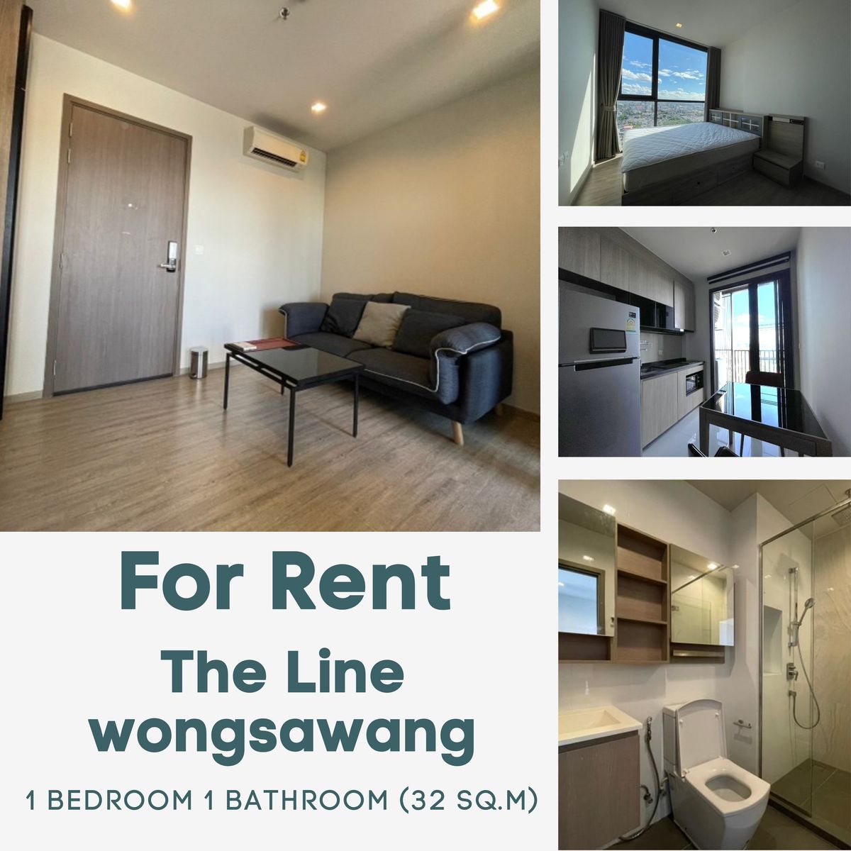 ให้เช่าคอนโดบางซื่อ วงศ์สว่าง เตาปูน : 💎 ให้เช่า THE LINE Wongsawang ห้องพร้อมอยู่ 