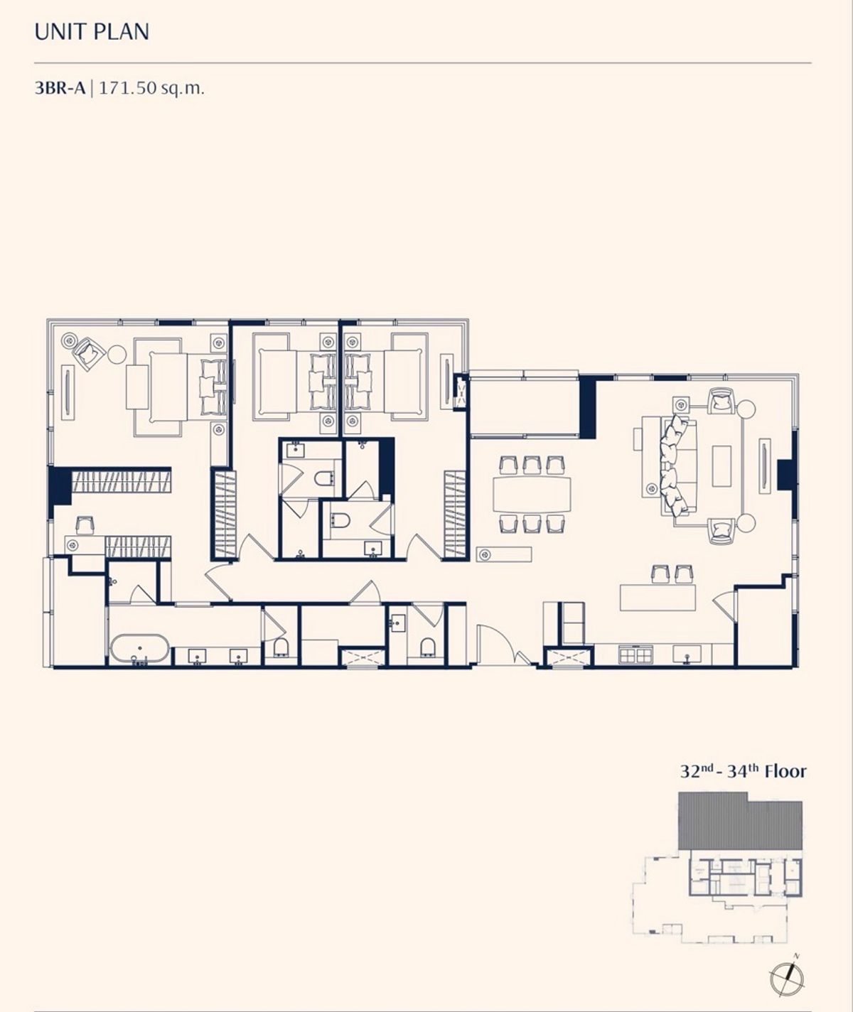 For SaleCondoSukhumvit, Asoke, Thonglor : For Sale 3 Bedroom 184 SQM. The Residences 38 | Corner Room & Amp; High Floor | Exclusive Private View 062-339-3663