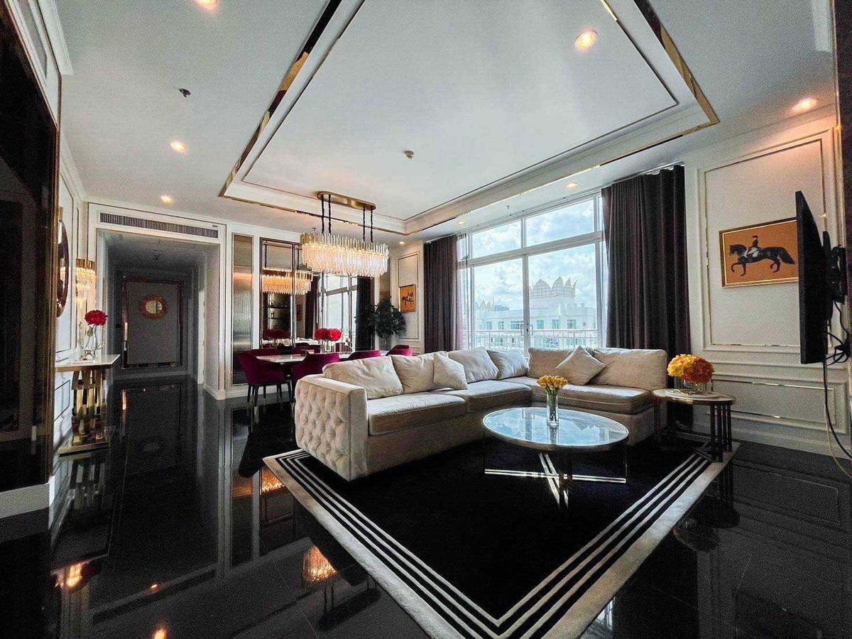 For RentCondo : ให้เช่า penthouse Supalai Wellington 250 ตรม ใกล้ MRT ศูนย์วัฒนธรรม