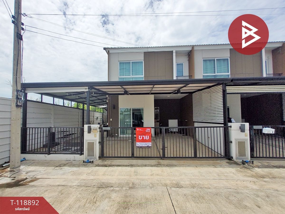 For SaleTownhomePathum Thani,Rangsit, Thammasat : Townhouse for sale The Connect Rangsit Village-Khlong 2 Pathum Thani