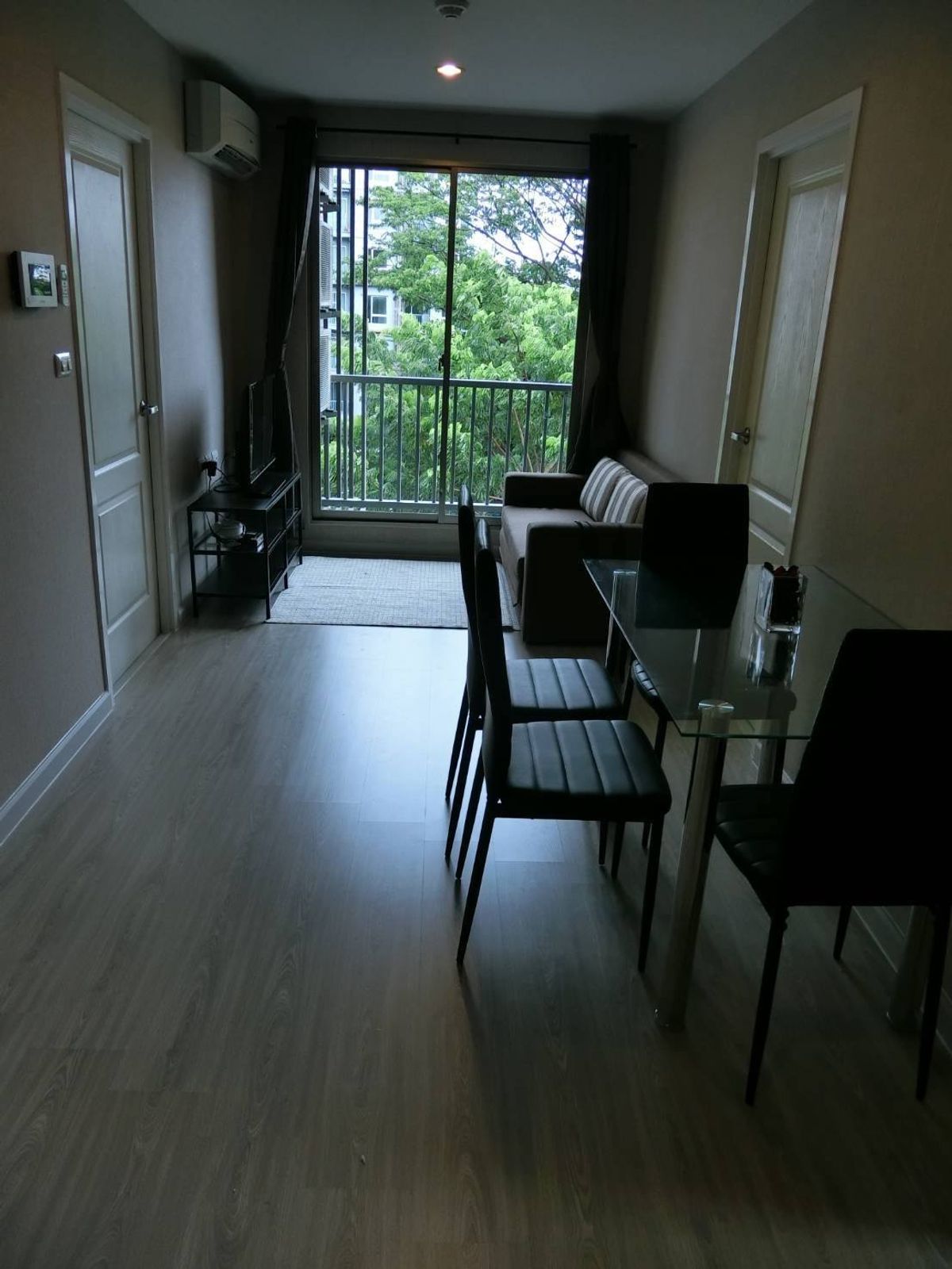 For RentCondoRatchadapisek, Huaikwang, Suttisan : Rent RR636 The Privacy Ratchada-Sutthisan, beautiful room, full furniture near the Sutthisan MRT